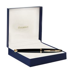 Waterman Carene Black Sea Gold Trim  Fountain Pen Fine Nib