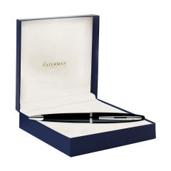 Waterman Carene Black Sea Silver Trim Ball Pen