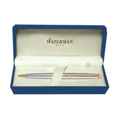 Waterman Hemisphere Stainless Steel  Gold Trim  Ball Pen