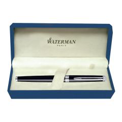 Waterman Hemisphere Mars Black Chrome Trim  Fountain Pen Fine Nib