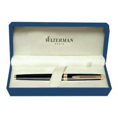 Waterman Hemisphere Mars Black Gold Trim  Fountain Pen Fine Nib