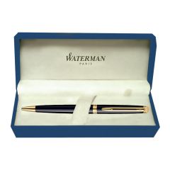 Waterman Hemisphere Mars Black Gold Trim  Ball Pen