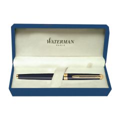 Waterman Hemisphere Matt Black Gold Trim  Fountain Pen Fine Nib