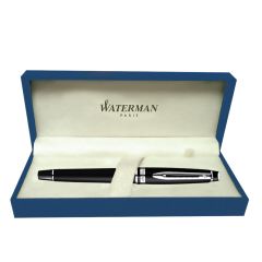 Waterman Expert Matte Black Chrome Trim  Roller Ball Pen