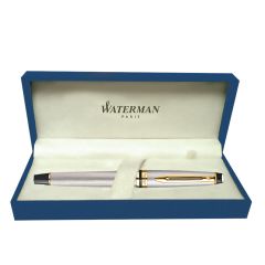 Waterman Expert Ss Gold Trim  Fountain Pen Fine Nib