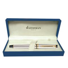 Waterman Expert Ss Gold Trim  Roller Ball Pen