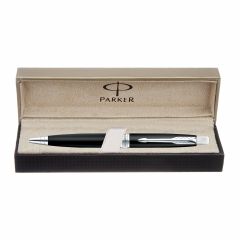 Parker Aster Matte Black Chrome Trim Ball Pen