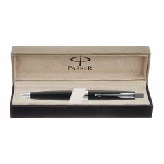 Parker Aster Laque Black Chrome Trim Ball Pen