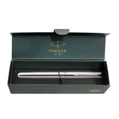 Parker Frontier Stainless Steel Chrome Trim Fountain Pen