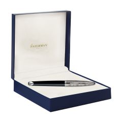 Waterman Carene Contemporary Black & Gun Metal St Roller Ball Pen