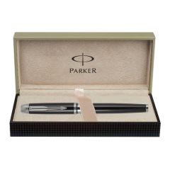 Parker Odyssey Laque Black Chrome Trim Roller Ball Pen