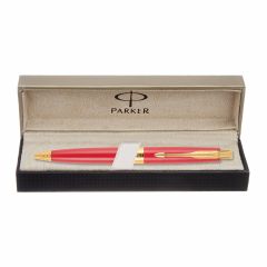 Parker Aster Matte Red Gold Trim Ball Pen