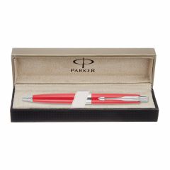 Parker Aster Matte Red Chrome Trim Ball Pen