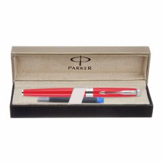 Parker Aster Matte Red Chrome Trim Fountain Pen