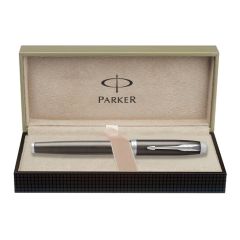 Parker IM Dark Esspresso Chrome Trim Fountain Pen