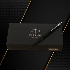 Parker Insignia Laque Black Chrome Trim Ball Pen